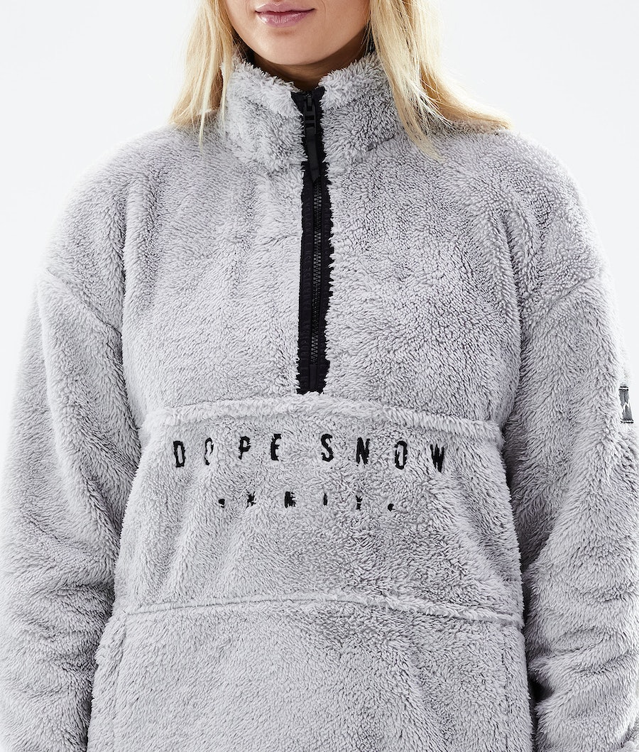 Suéteres Dope Pile W Mujer Gris Claro | 850-XGUILC