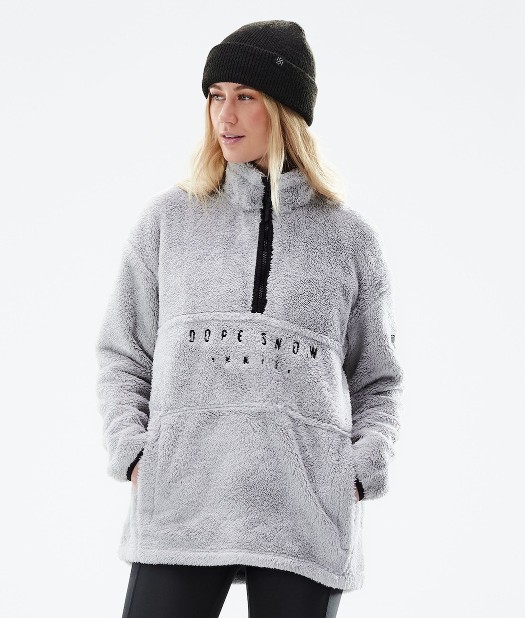 Suéteres Dope Pile W Mujer Gris Claro | 850-XGUILC