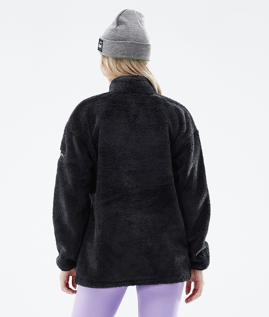 Suéteres Dope Pile W Mujer Negras | 254-SRXLIY